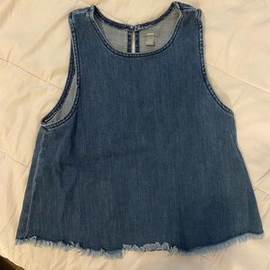 Jean tank top